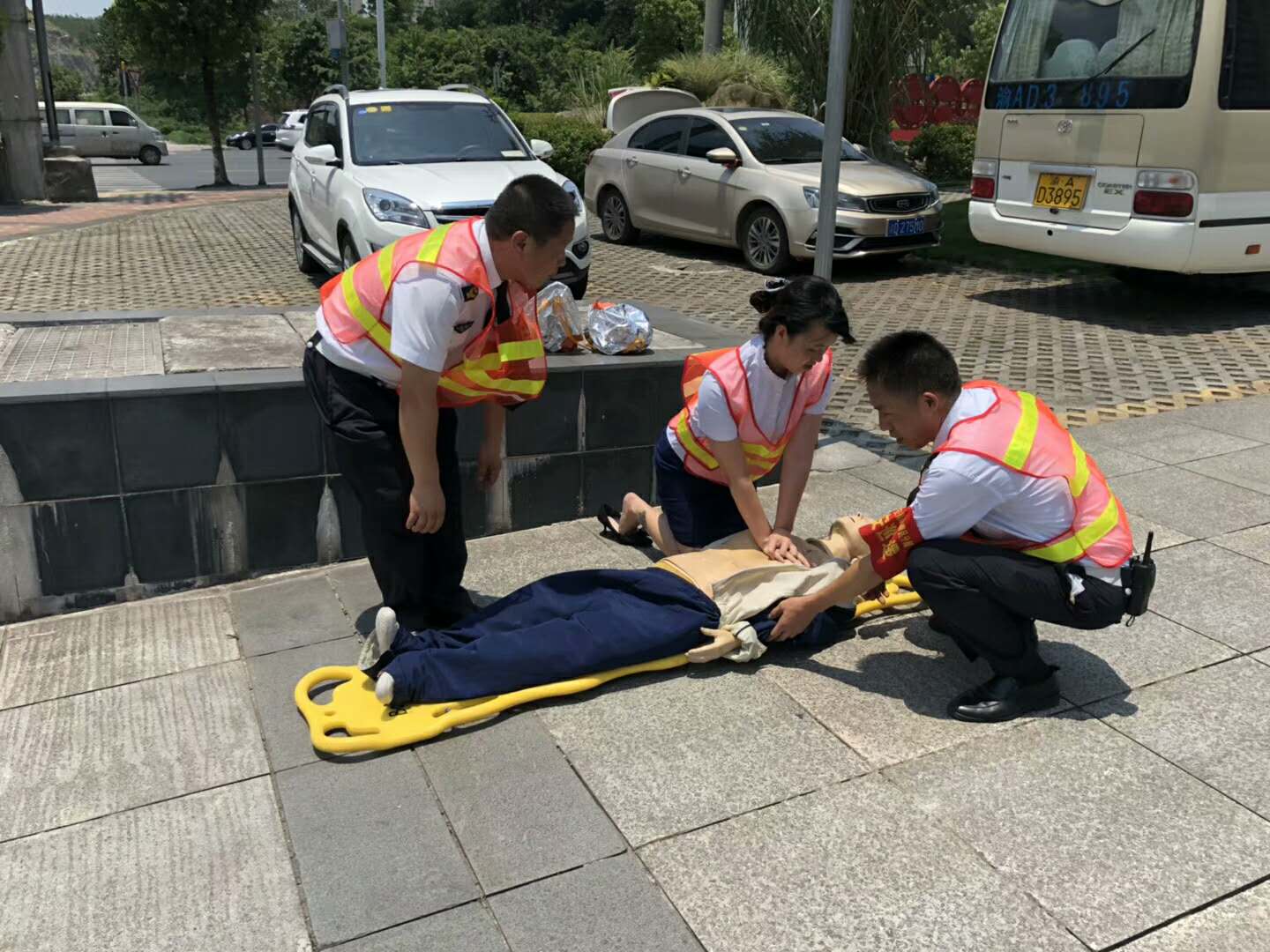 重庆经开区行政服务中心举办演练(图5)